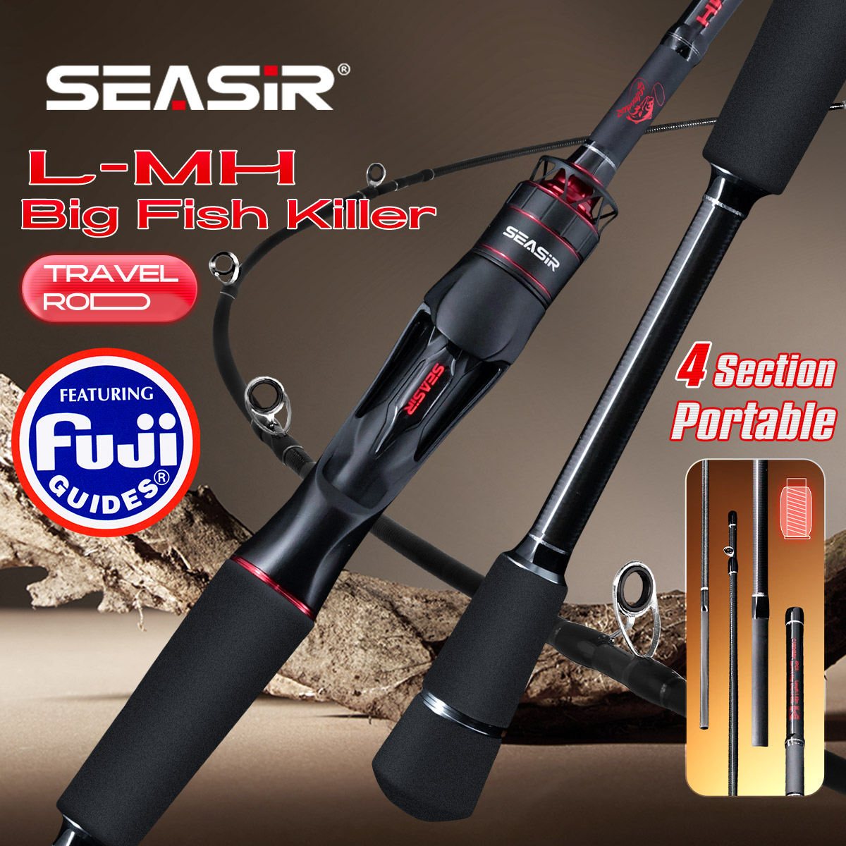 Seasir Salminus XF M/MH Spinin - Kastking Reel Zephyr ulasan dan harga